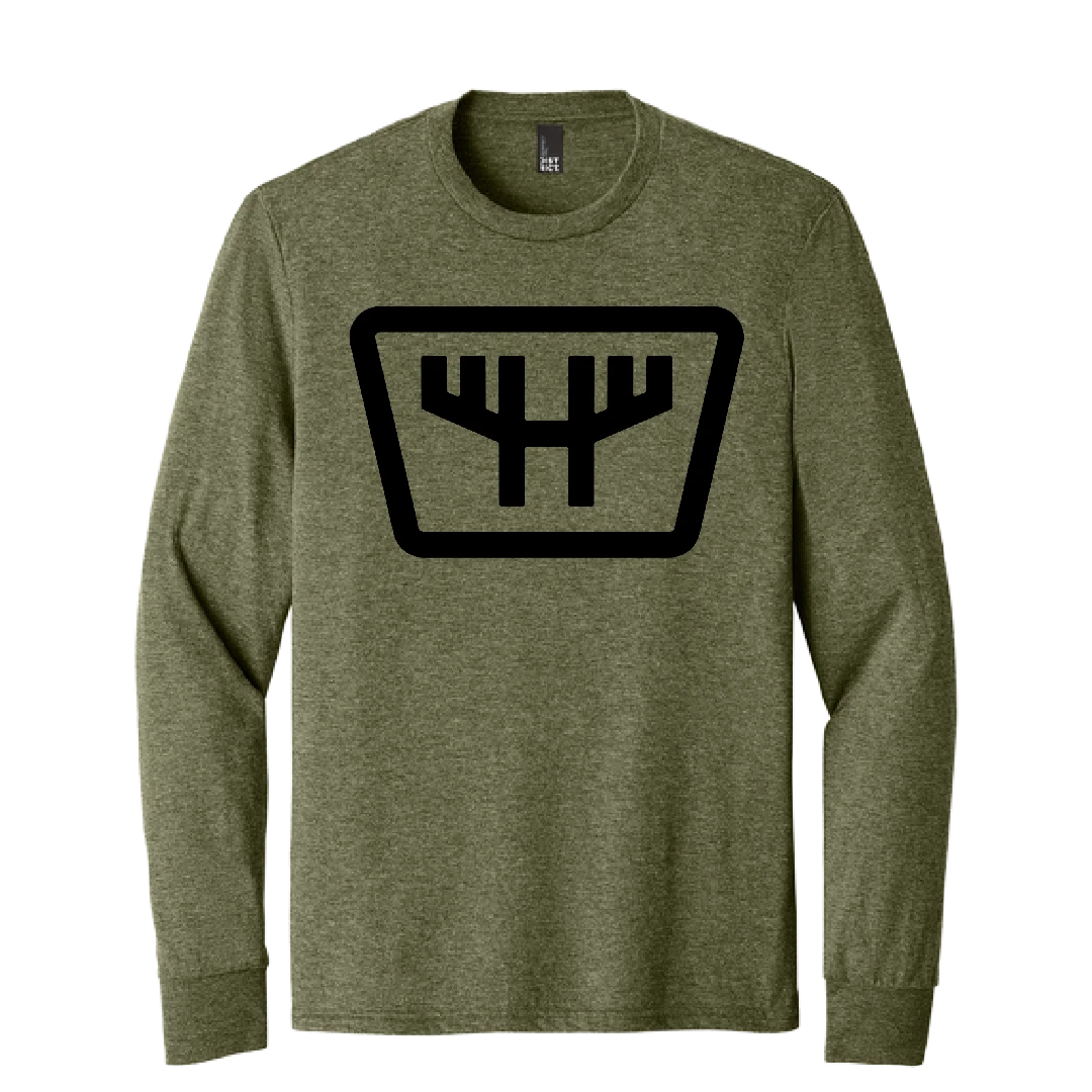 HUNTR Full Chest Logo LS Tee