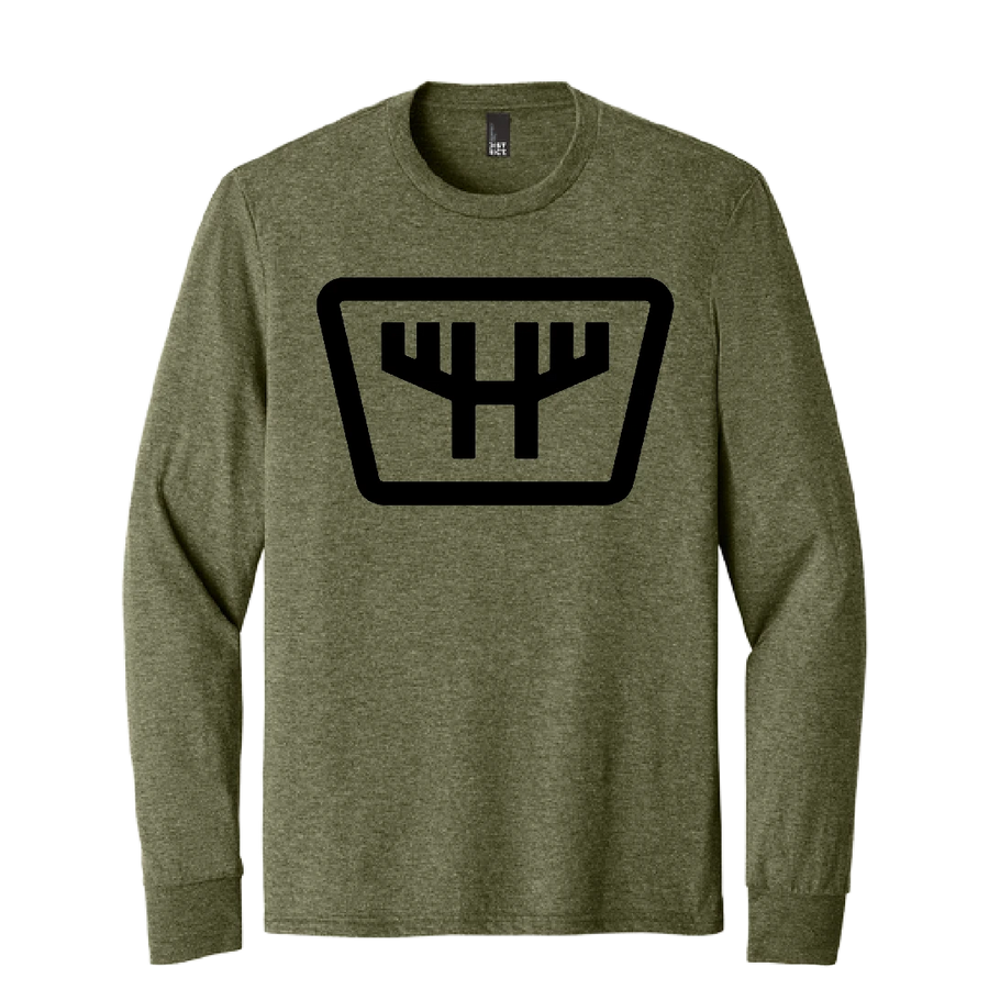 HUNTR Full Chest Logo LS Tee