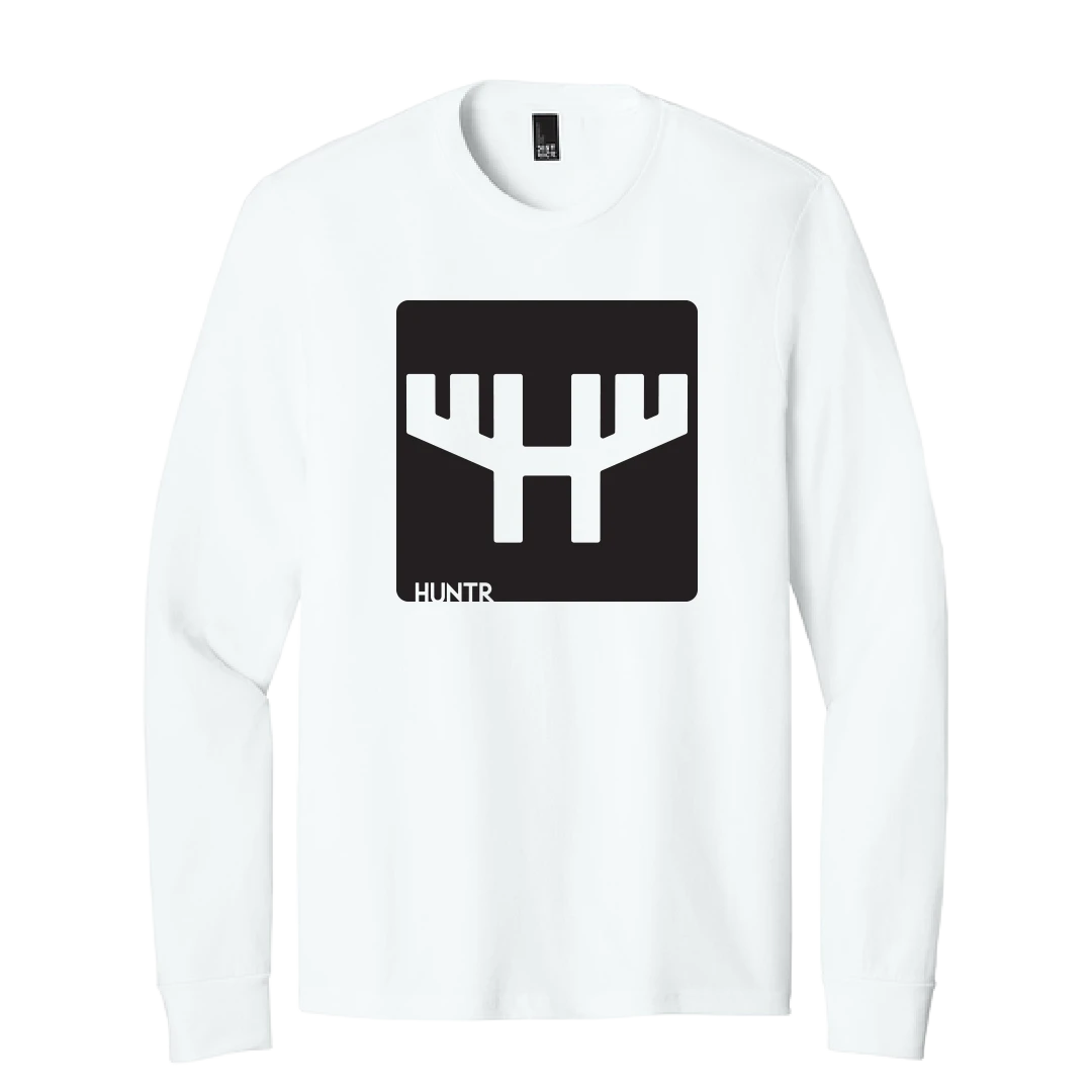 HUNTR Shadow H Logo LS Tee