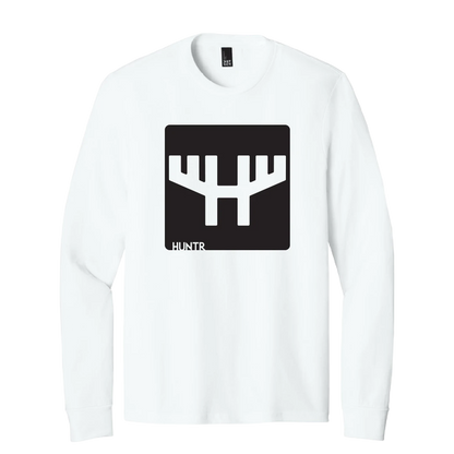 HUNTR Shadow H Logo LS Tee