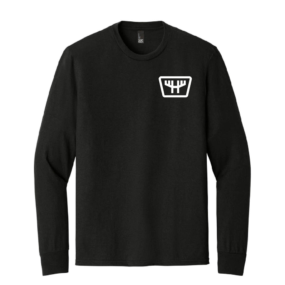 HUNTR Left Chest Logo LS Tee