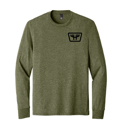 HUNTR Left Chest Logo LS Tee