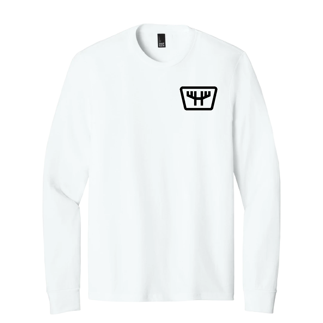 HUNTR Left Chest Logo LS Tee