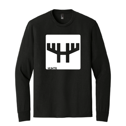 HUNTR Shadow H Logo LS Tee