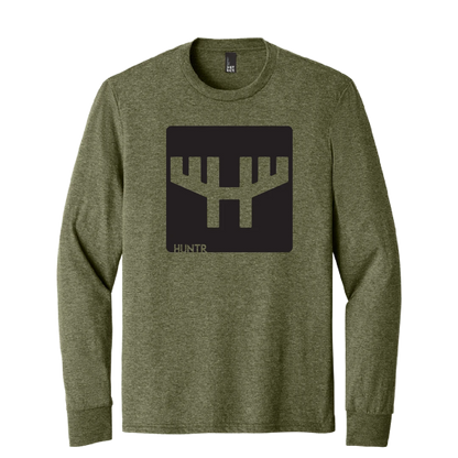 HUNTR Shadow H Logo LS Tee