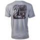 huntr hand graphic ss tee heather gray